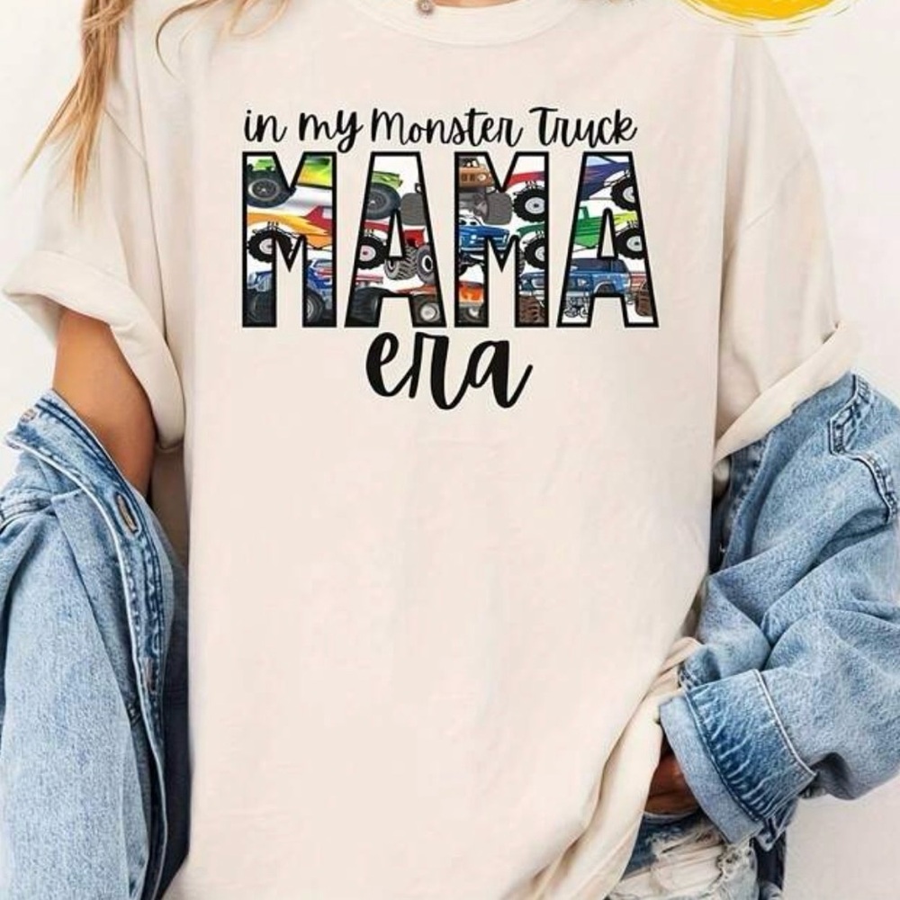 Monster Truck Mama Era T-Shirt - White